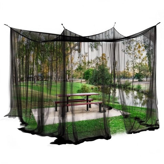 Rete Insetticida XXL 300 x 300 x 250 cm - Insetticida per Esterno - Pergola/Tenda - Terrazza/Balcone - Porta Pratica - Rete Insetticida