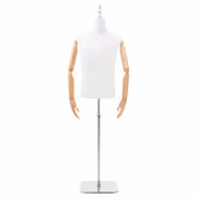 Manichino Regolabile 170-218 cm con Base Maschio PP Bianco 42041705