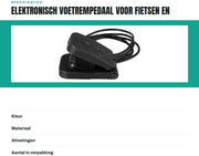 Piede elettrico per biciclette e scooter