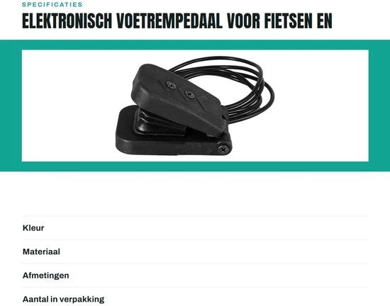Piede elettrico per biciclette e scooter