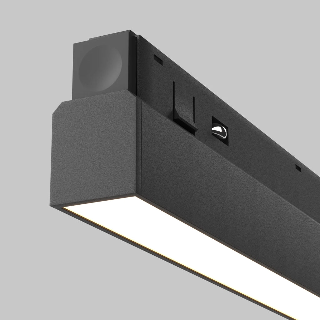 Maytoni Faretto Magnetico Exility Basis 1 luce LED integrato nero alluminio