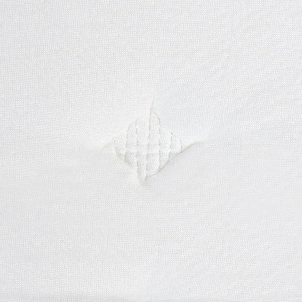 Materasso a molle insacchettate in lattice bianco e beige EU 160 x 200 cm duro con cerniera e rivestimento in poliestere rimovibile Accessori per la camera da letto
