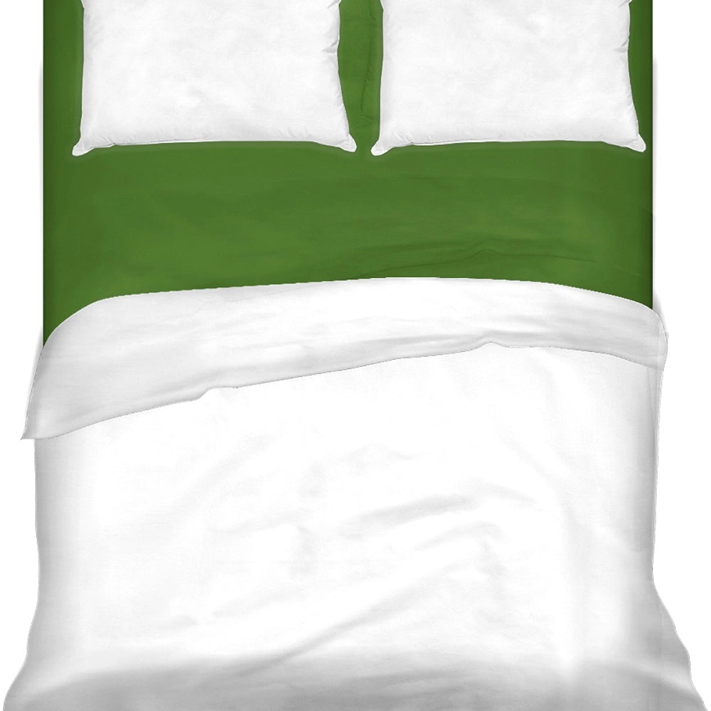 Lenzuolo letto sotto con angoli 100% puro cotone Made in Italy tinta unita Prateria - 2 Piazze