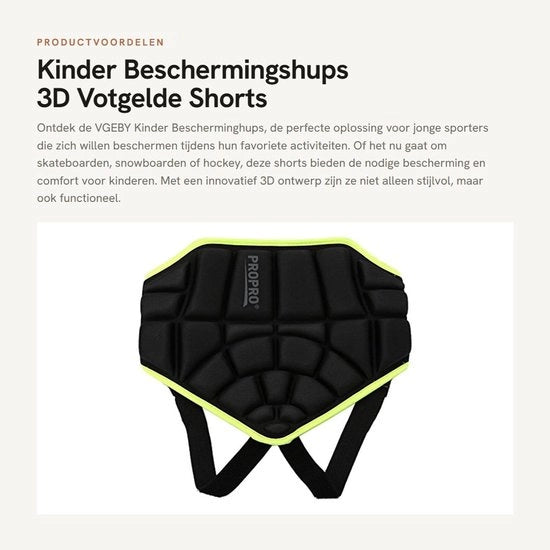 Shorts per Skate e Snowboard - Protezione 3D - Resistenti agli Impatti - Per Bambini - Materiale Leggero