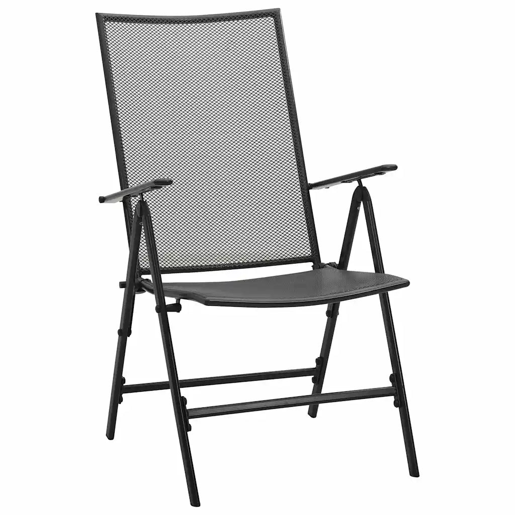 Set da Pranzo per Giardino 7 pcs Antracite