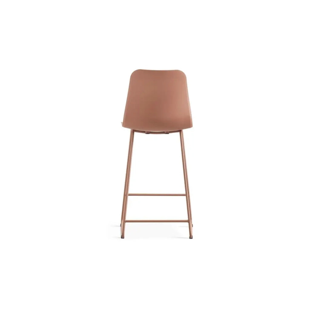 Sedia da bancone MARIO - PP terracotta - Design moderno H100,5 cm