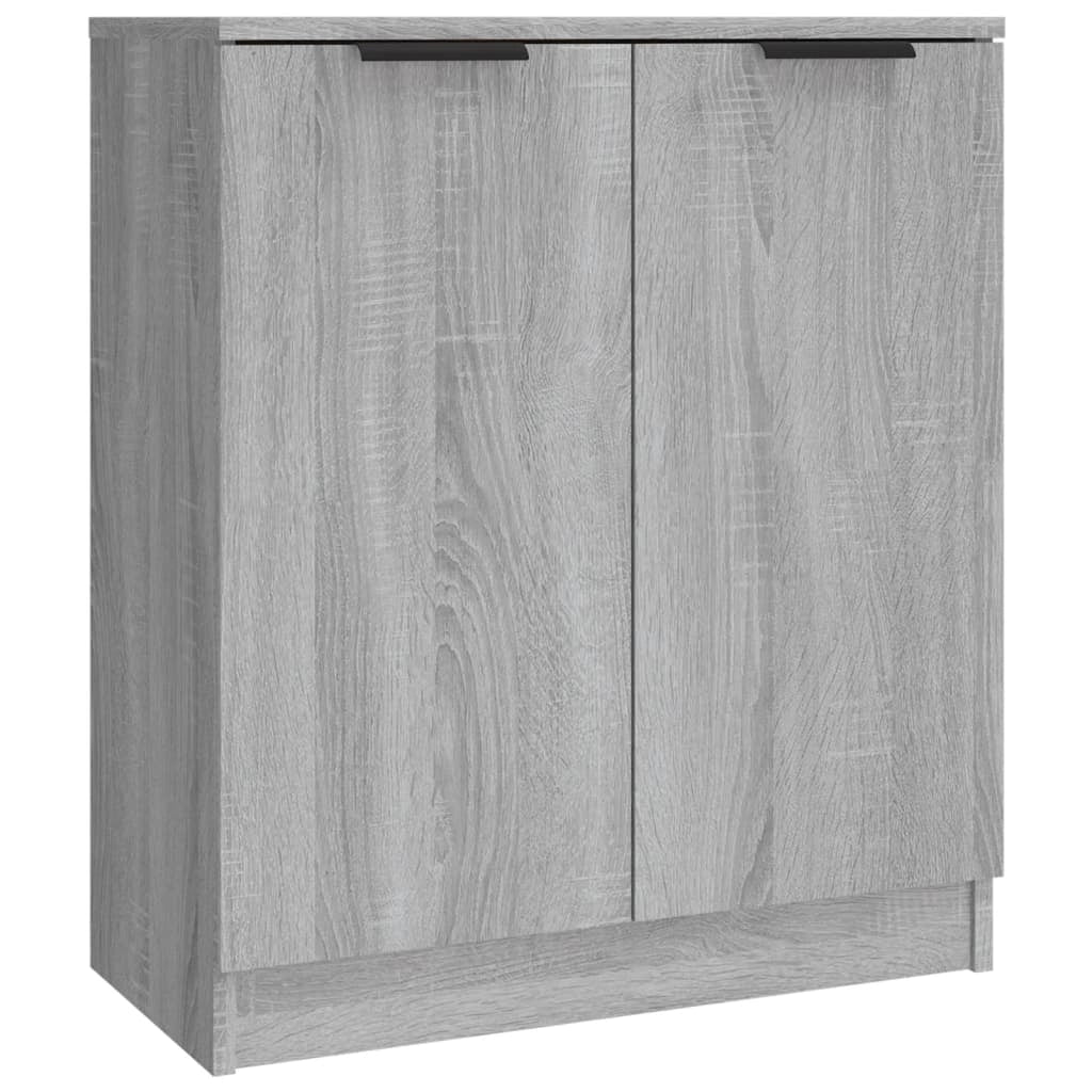 Buffet credenza cassettiera armadio mobile contenitore organizer per cucina soggiorno salotto 3 pezzi legno ingegnerizzato Sonoma grigio 02_0037194