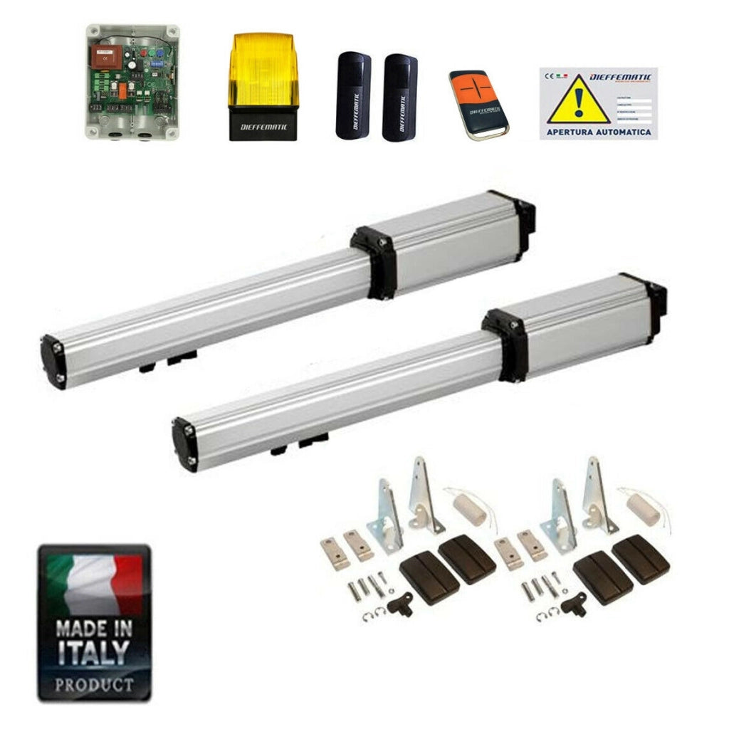KIT BH 400 24V PER CANCELLO 2 ANTE BATTENTI COMPATIBILE CON APRIMATIC RAIDER