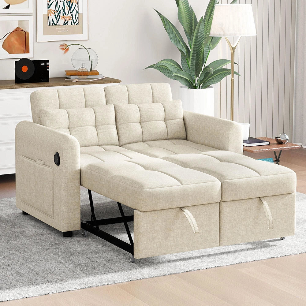 Divano loveseat 3 in 1 - Xylo - Regolabile USB cuscini