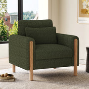 POLTRONA Lounge 87x83x88,5 cm in Teddy Verde