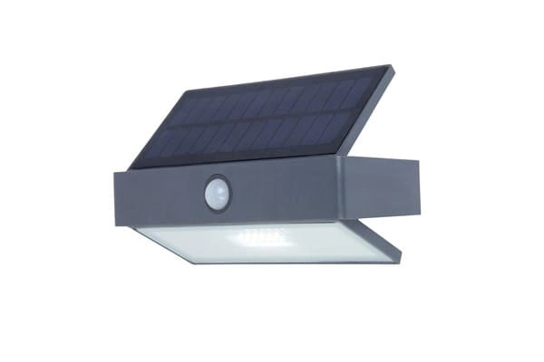 Applique solare esterna LED ARROW grigia Lutec IP44