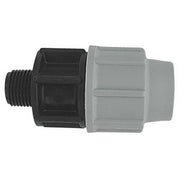 RACCORDO MASCHIO PLASSON PER TUBO POLIETILENE- 2 x 63- PLASS- pezzi 1
