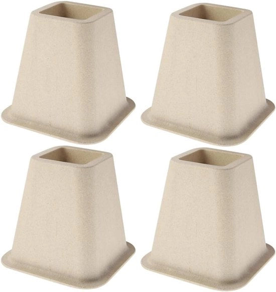 Sostegno per mobili 15 cm - Elevatore per letto - Elevatore per tavolo - Elevatore per divano - Elevatori per mobili - Design piede elefante - Robusto e stabile - Elevatore