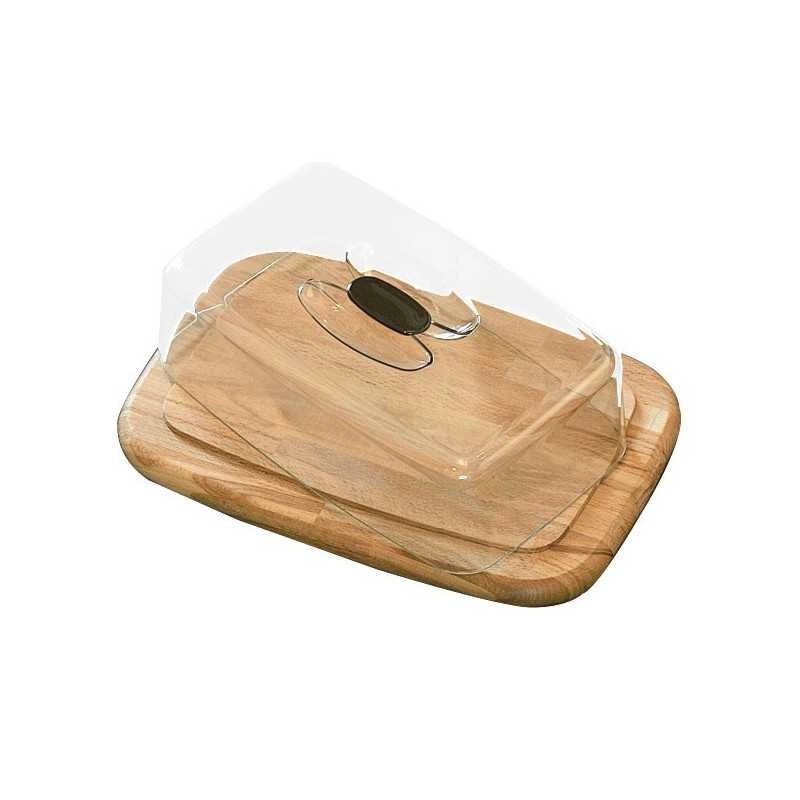 Contenitore Formaggio Rettangolare Legno cm 30X21 Checco