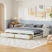Letto pieghevole in pino - Xylo - 90x180x200 - Bianco