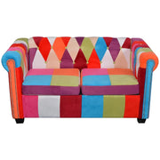 Divano Chesterfield in tessuto a 2 posti 02_0019061