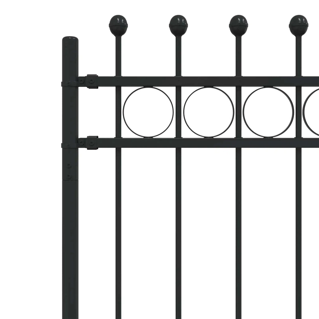 Recinzione da Giardino | Recinzione a Cerchio TILBURG Nero