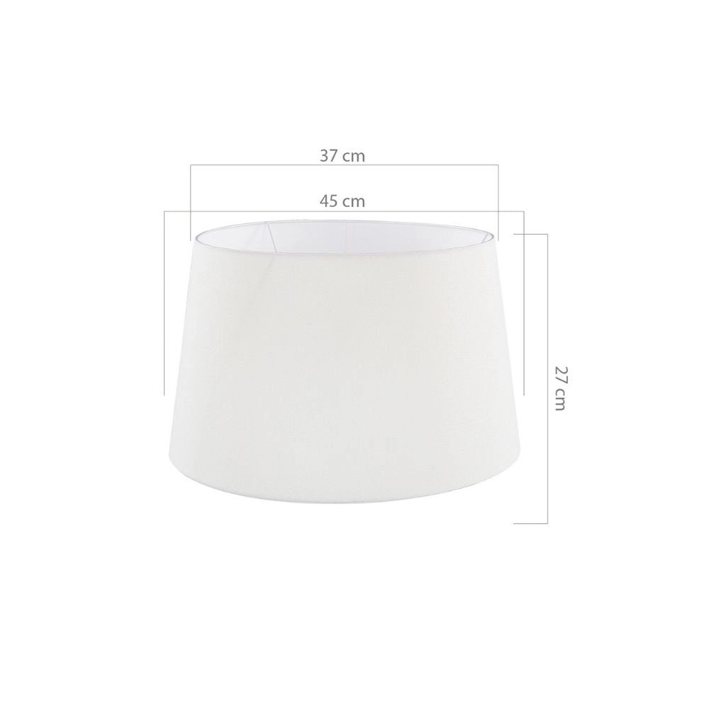 Lampada da terra treppiede bianca con paralume Tripod bianco DECOBI2736