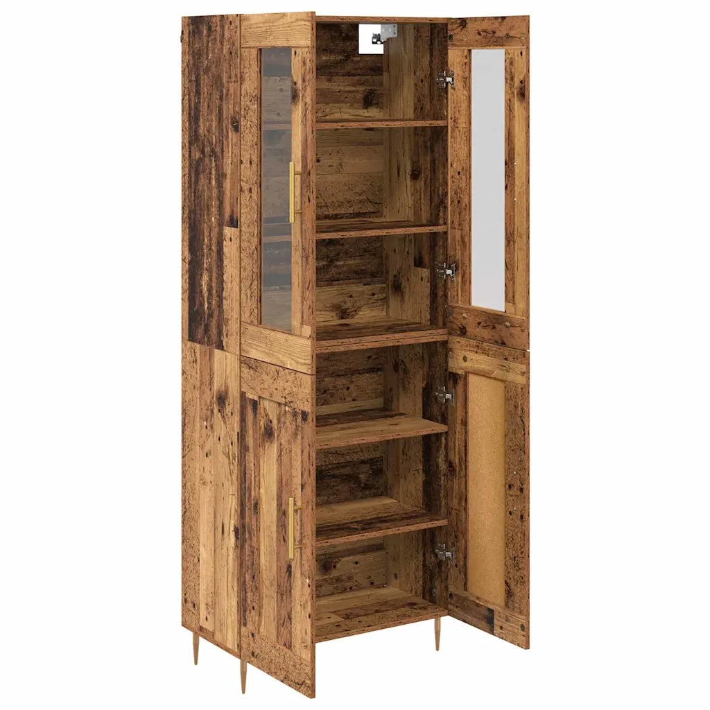 Credenza 2 pcs Legno vecchio Legno multistrato 3415820