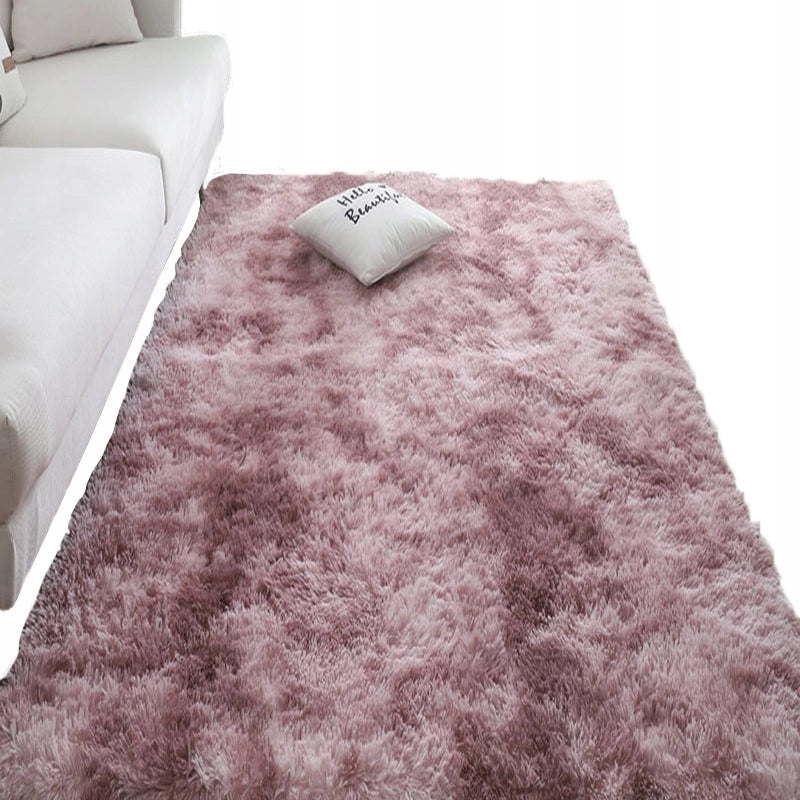 Tappeto rosa morbido e soffice shaggy 120x170 cm