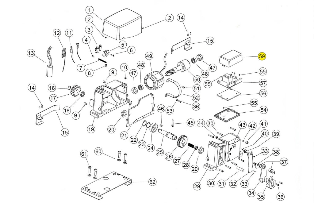 121358/3 COPERCHIO SUPPORTO QUADRO AG FUTURE KV10 RICAMBIO