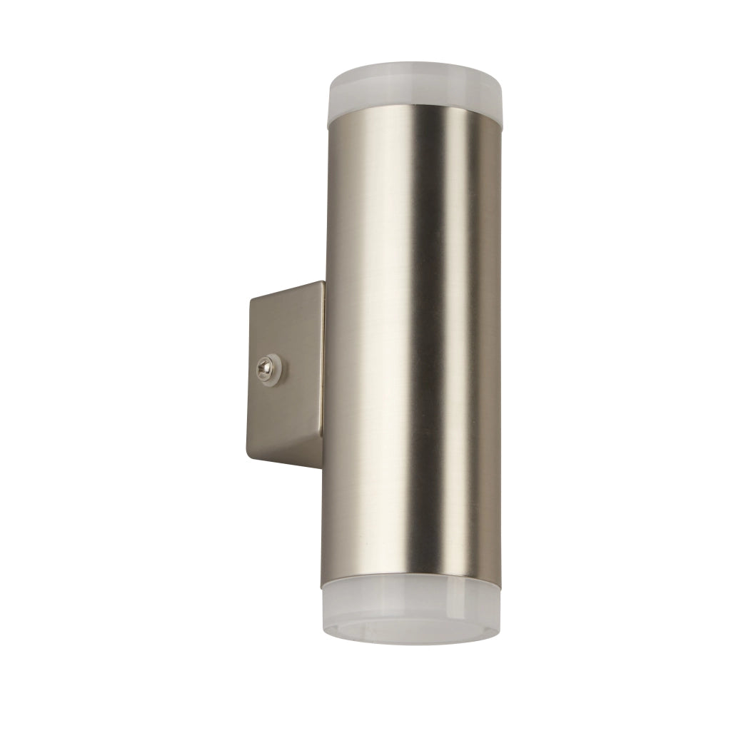 Applique Moderna Metro Policarbonato Argento Led 3,95X2W