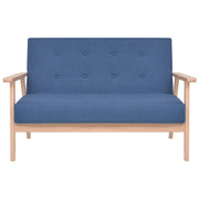 Divano a 2 Posti-Sofa 2 Posti in Tessuto Blu 851498