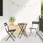 Set Bistro Pieghevole 3 pcs Antracite Acciaio 42002972