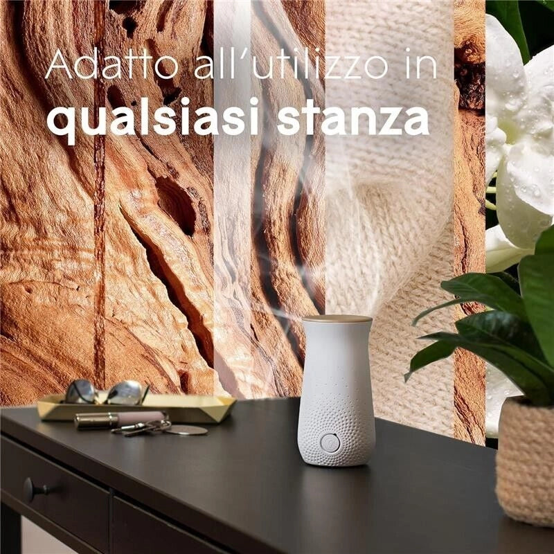 GLADE SENSE & SPRAY AUTOMATIC BASE + RICARICA 18 ML SENSUAL SANDALWOOD & JASMINE
