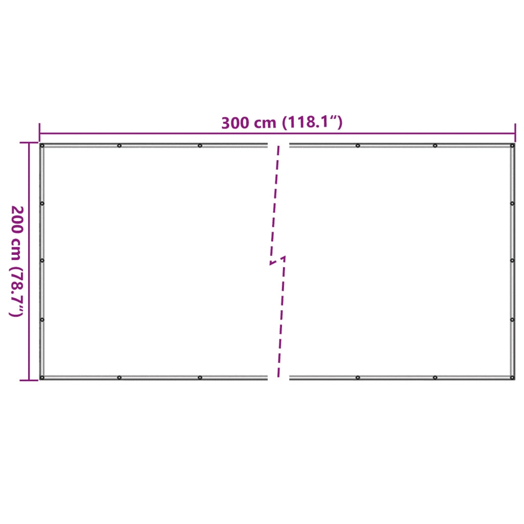 Rete per Rimorchi in HDPE 2x3 m Nera 144991