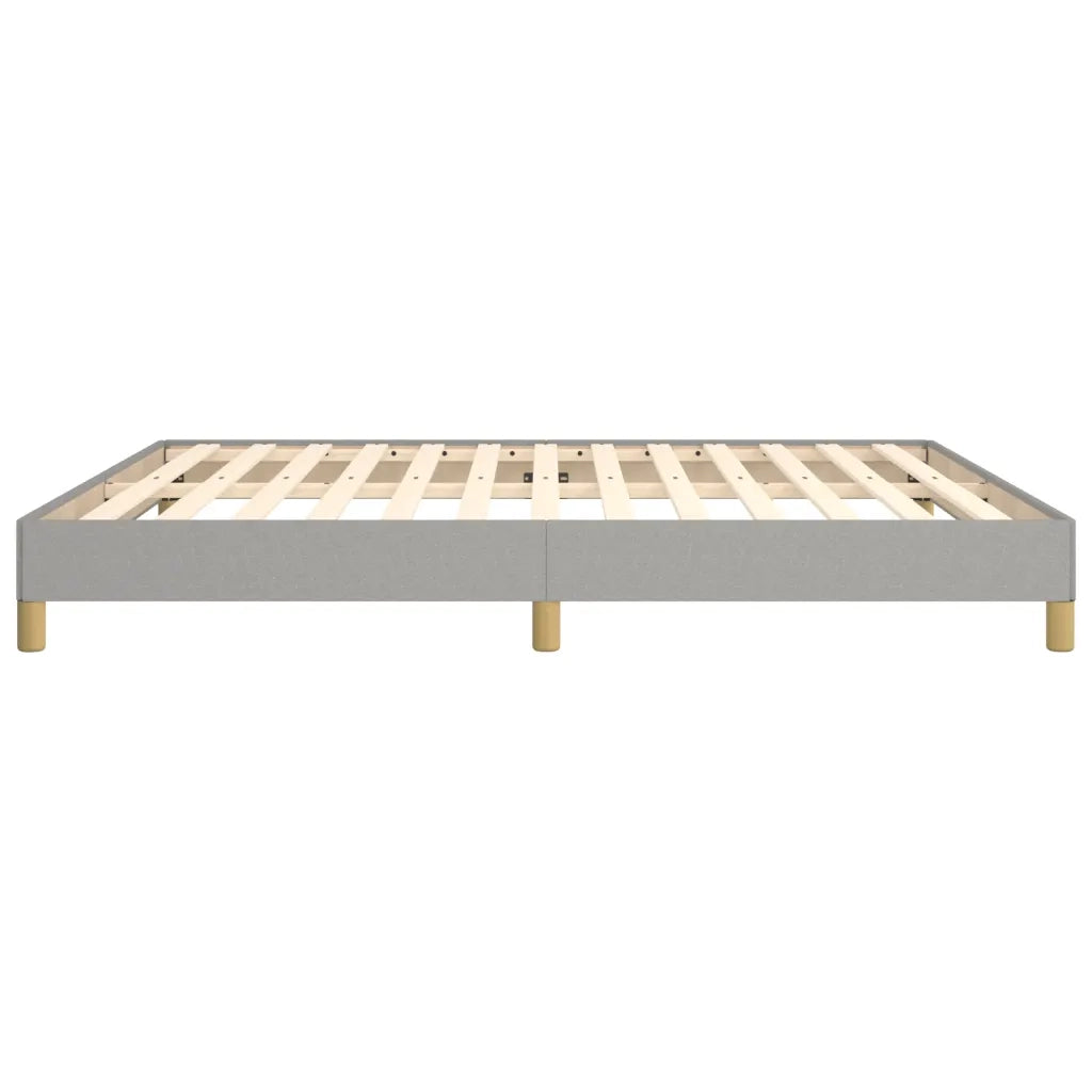 Letto matrimoniale | Letto per adulti | Giroletto senza Materasso Grigio Chiaro 180x200 cm Tessuto