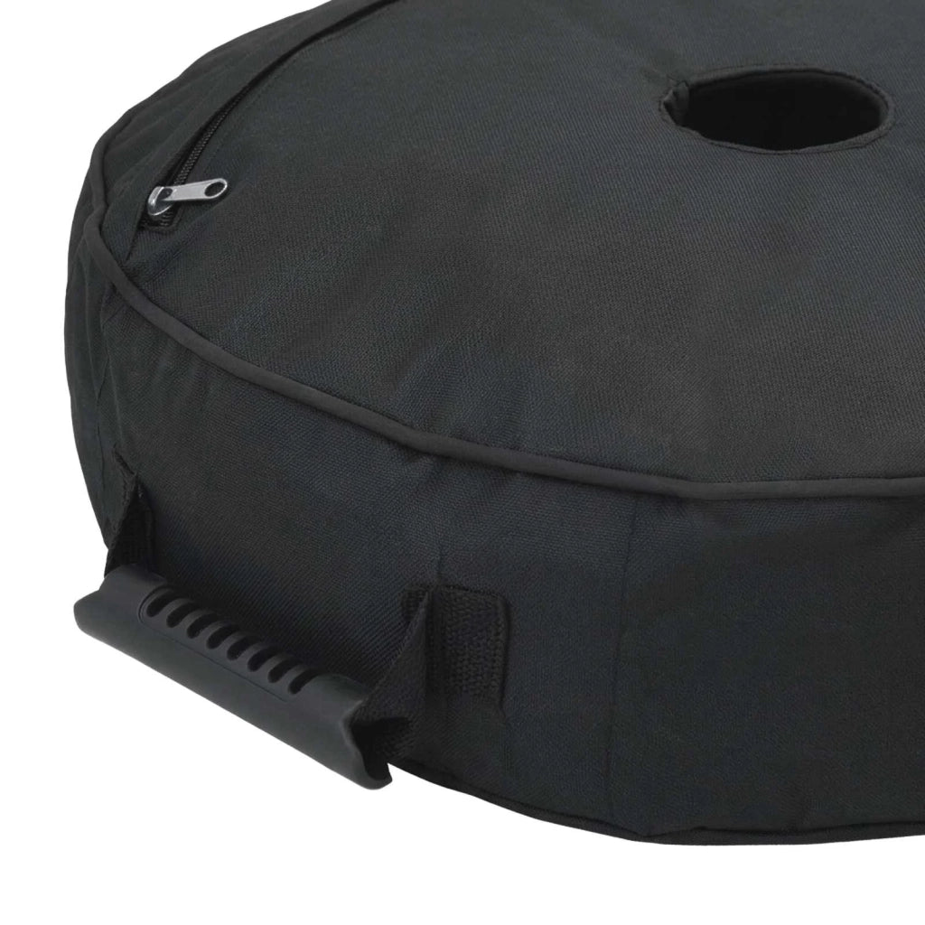 Base per Ombrello da Patio-Supporto per ombrellone 60 x 60 cm Acciaio Nero