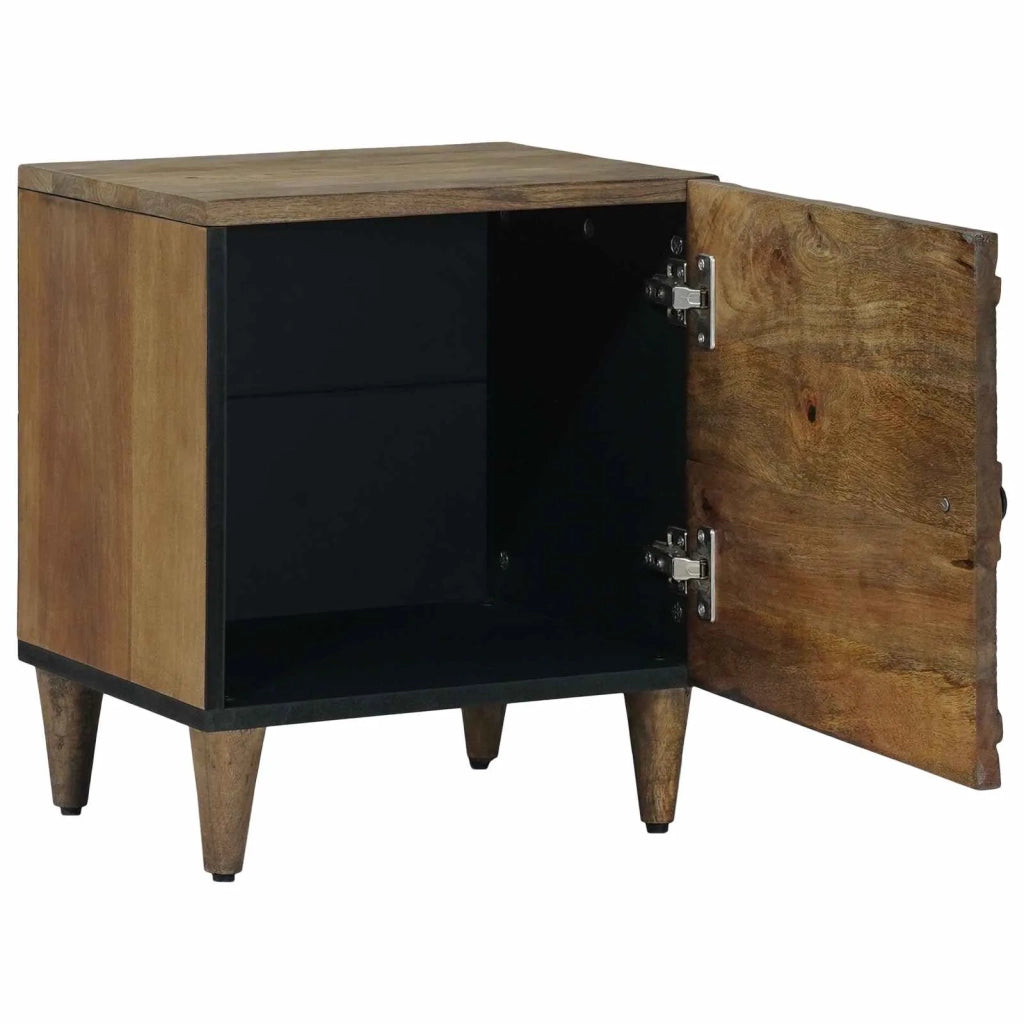 Comodino | Armadio da Notte | Mobiletto da notte Marrone 40 x 33,5 x 46 cm