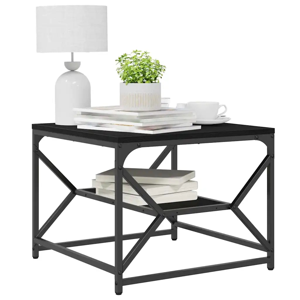 Tavolino da salotto Rovere Nero 51 x 50 x 40 cm 868225