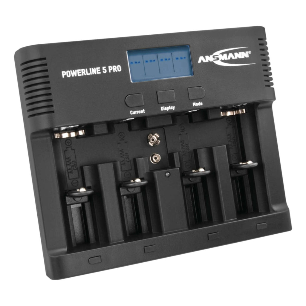 CARICABATTERIA POWERLINE 5 PRO ANSMANN per Micro AAA/Mignon AA