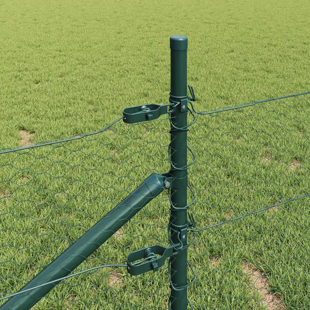 Palo della recinzione Verde 25 x 0,4 m (rete da 25 mm)