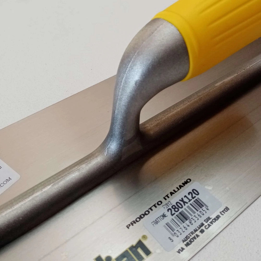 Australian 280x120mm frattone frattazzo liscio professionale in acciaio saldato