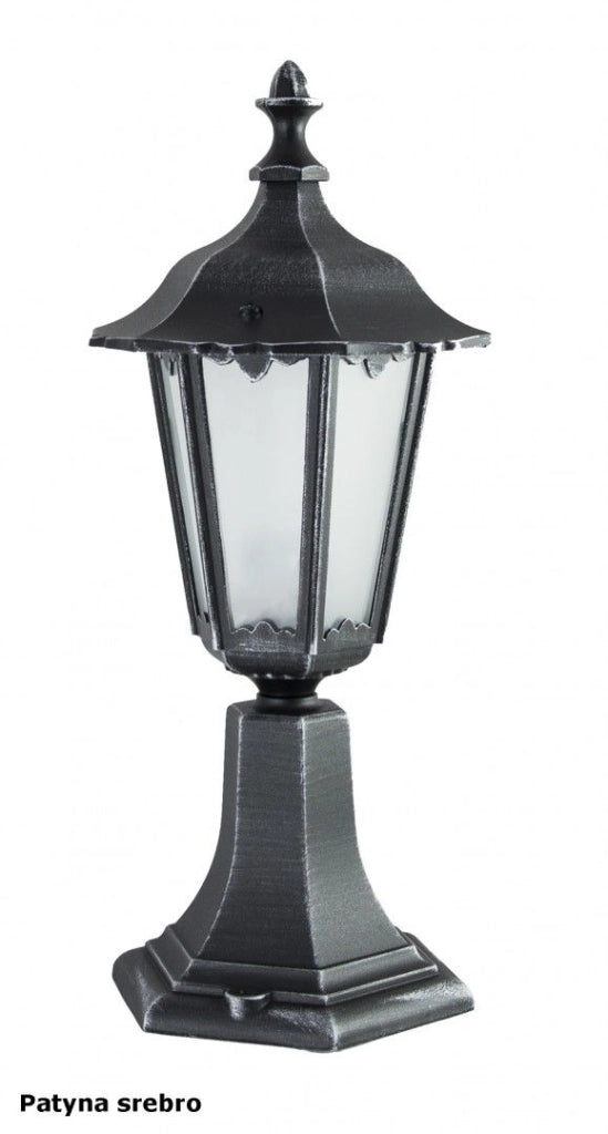 Lampada paletto giardino Retro SU-MA nera 45cm E27 IP43