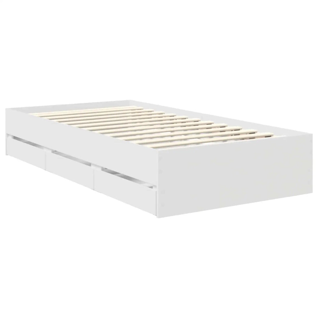 Struttura del letto Bianco 90 x 200 cm Legno Ingegnerizzato 3408026