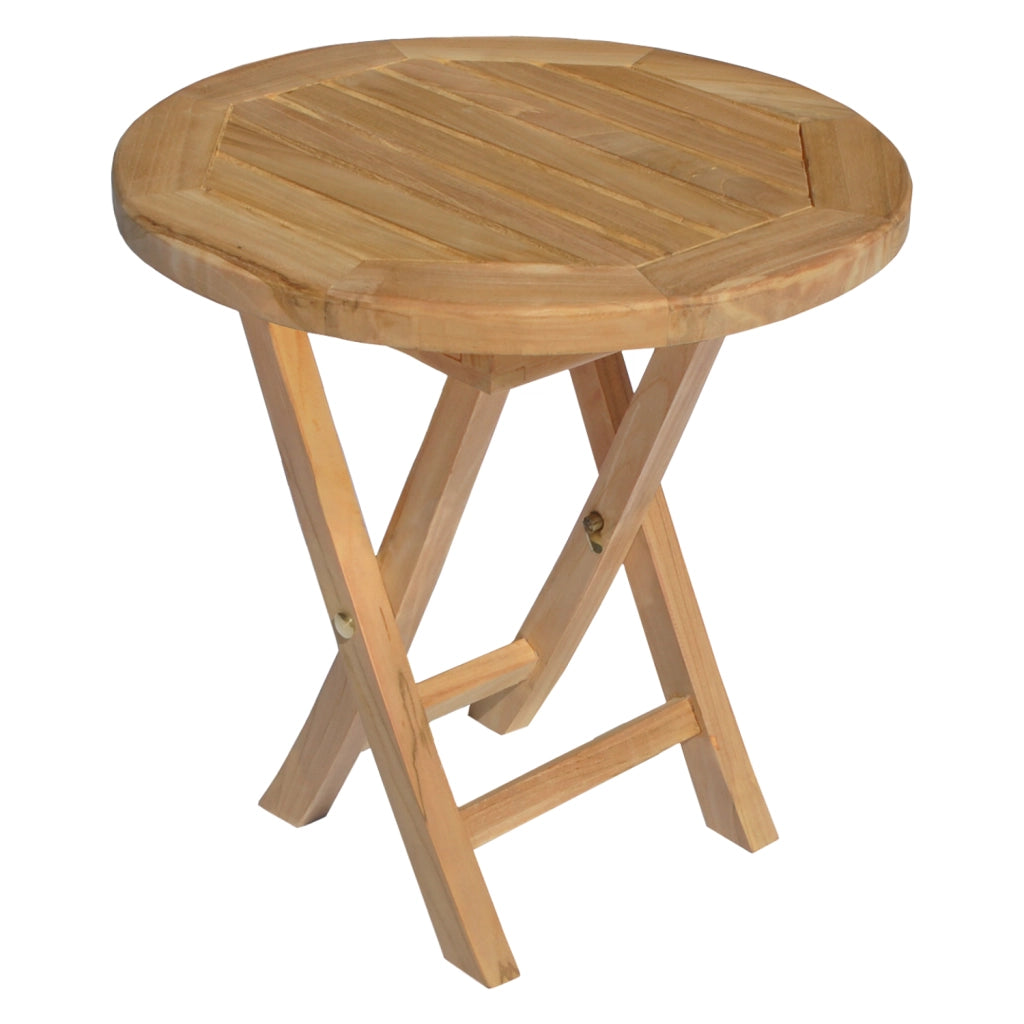 Tavolino rotondo in teak 50cm LOMBOK
