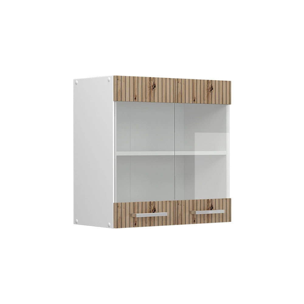 Vicco Frontale cucina Rovere artigianale 59.2 x 59 cm frontale del mobile per pensile con vetro