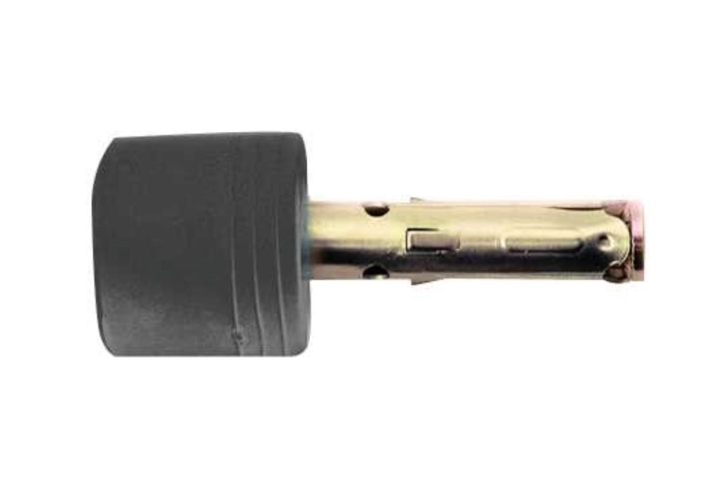 Fermaporta Porta Con Tassello Acciaio Nero 25 Mm Pezzi 2 - Masidef