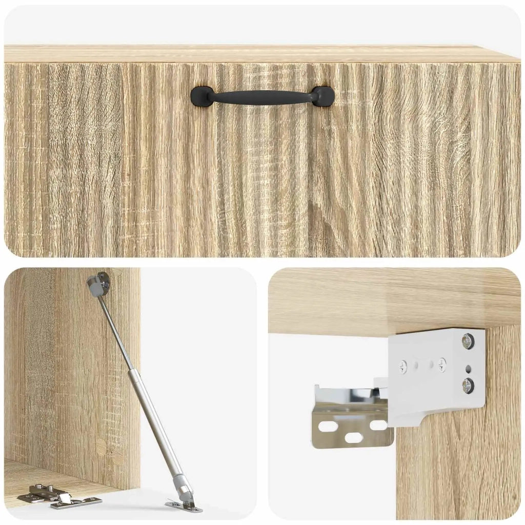 Mobile TV da Muro | Armadietto TV | Mobile Porta TV Rovere Sonoma 98 x 41 x 30 cm