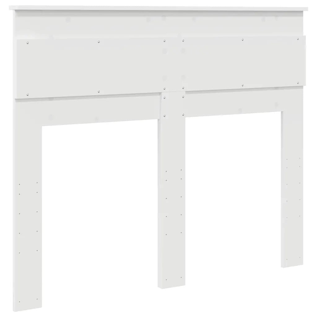 Testiera-Testata-Testiera Decorativa Bianco 120 cm Legno multistrato 167194