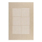 Tappeto vinilico di alta qualità linee bianche 200x290