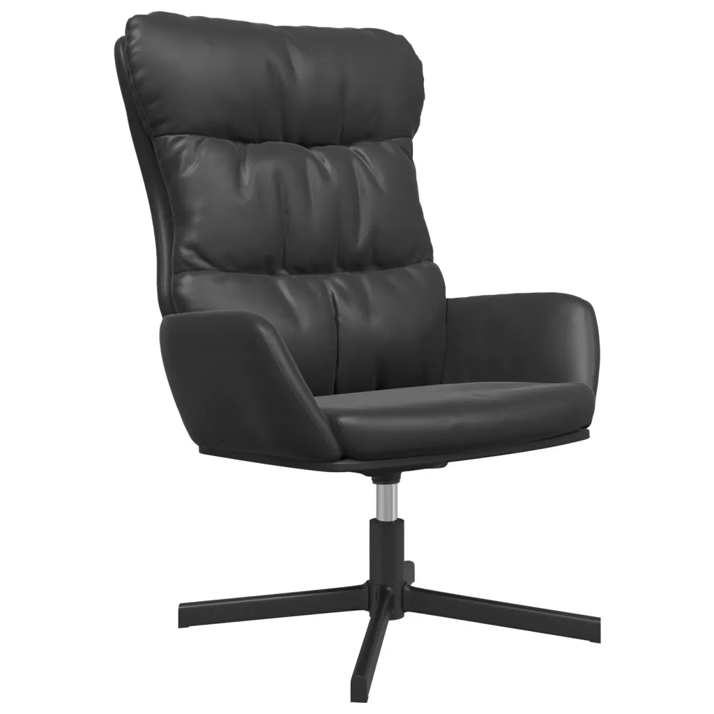 Poltrona Relax Nera in Similpelle 341187