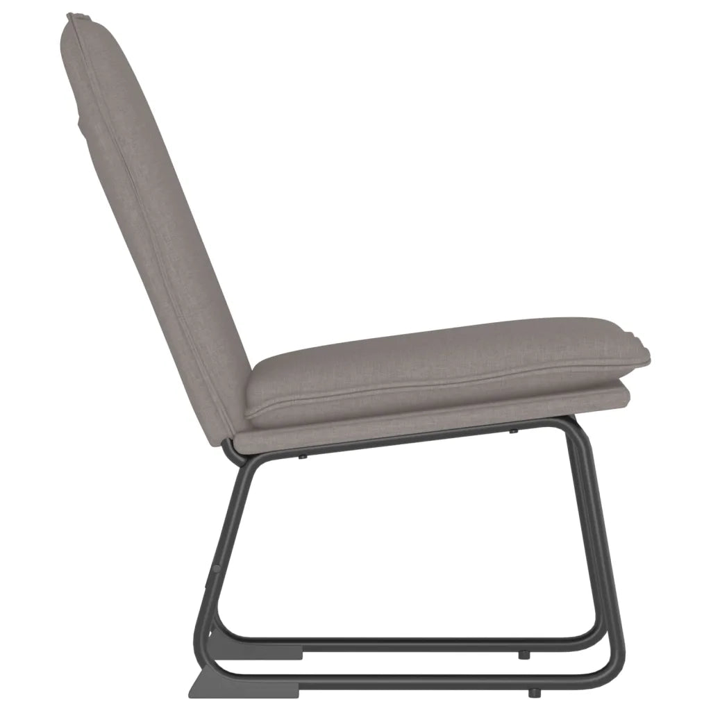Sedia Lounge Tortora 52x75x76 cm in Tessuto 351317