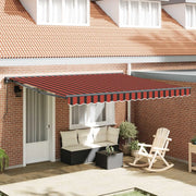Tessuto per Tenda Giallo e Arancione 400 × 350 cm Poliestere 3330750