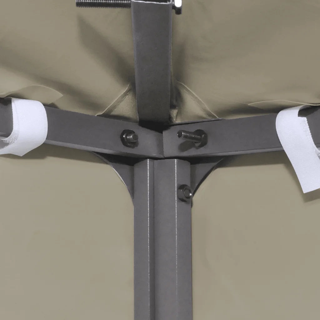 Copertura Superiore per Gazebo 310 g/m² 4x3m Beige 44784