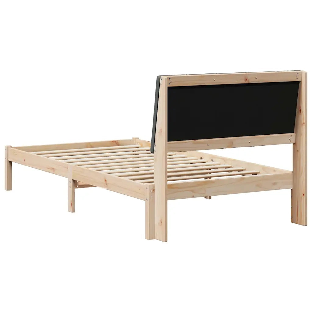 Struttura del letto Marrone 100 x 200 cm Pino massello 878910